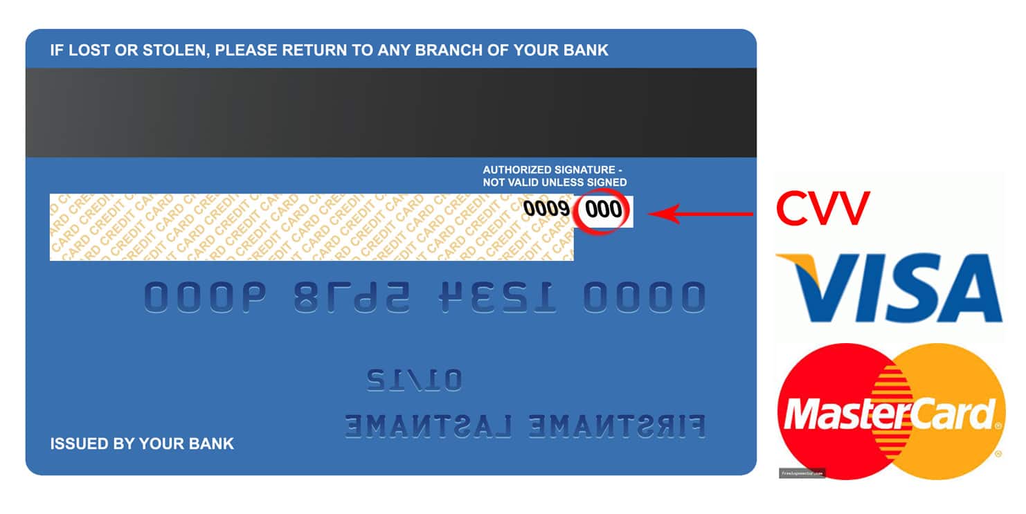 รหัสบัตรเครดิต credit-card-numbers-cvv2