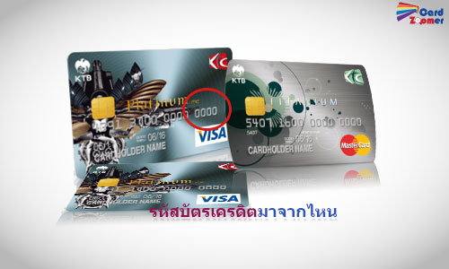 รหัสบัตรเครดิตมาจากไหน